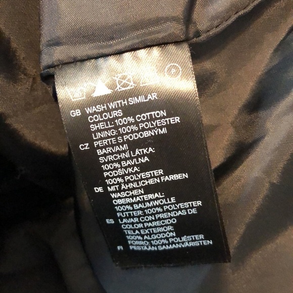 H&M Men’s Military Style Navy Coat Size 40R - Picture 9 of 9